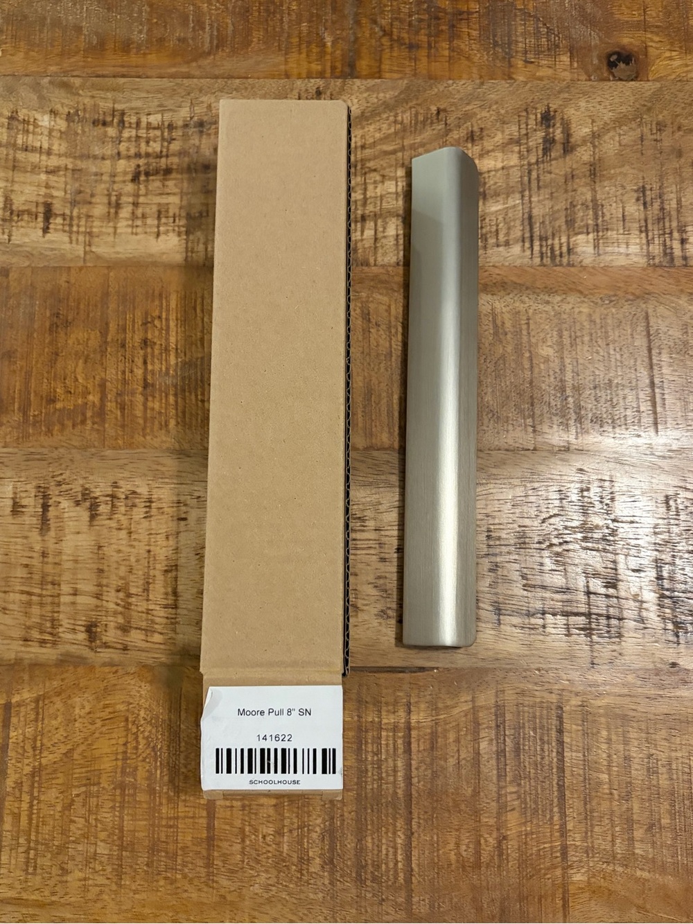 NEW Schoolhouse Moore Pull 8” Satin Nickel